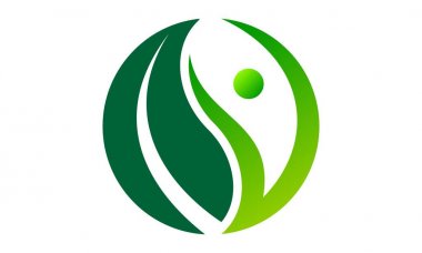 Tam sağlık Logo tasarım şablonu vektör