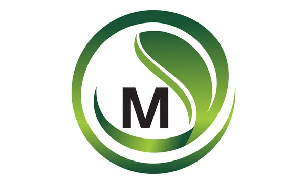Φύλλο αρχικής M λογότυπο σχεδιασμό πρότυπο διάνυσμα — Διανυσματικό Αρχείο