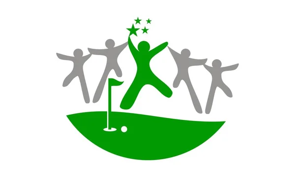 Golfklub Akademi – Stock-vektor