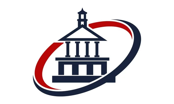 政府関係のロゴ デザイン テンプレート ベクトル — ストックベクタ