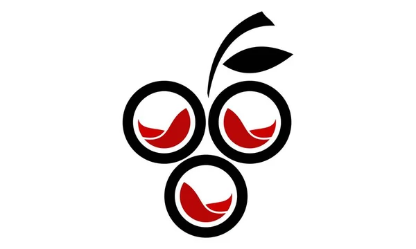 ブドウのロゴ デザイン テンプレート ベクトル — ストックベクタ
