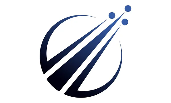 Geschäftliche Investitionen Logo Design Template Vektor — Stockvektor