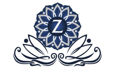 Çiçek zarif simgesi ilk Z