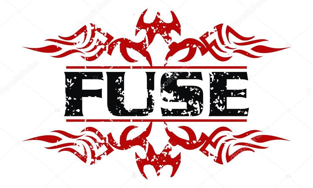 Fuse Letter Logo Design Template Vector  