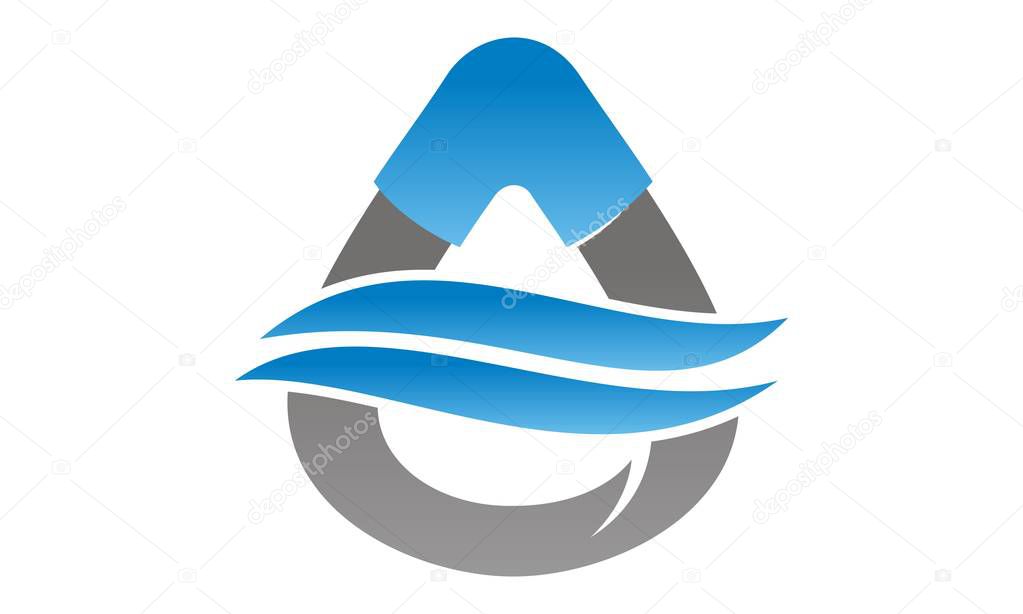 Mining Exploration Logo Design Template Vector