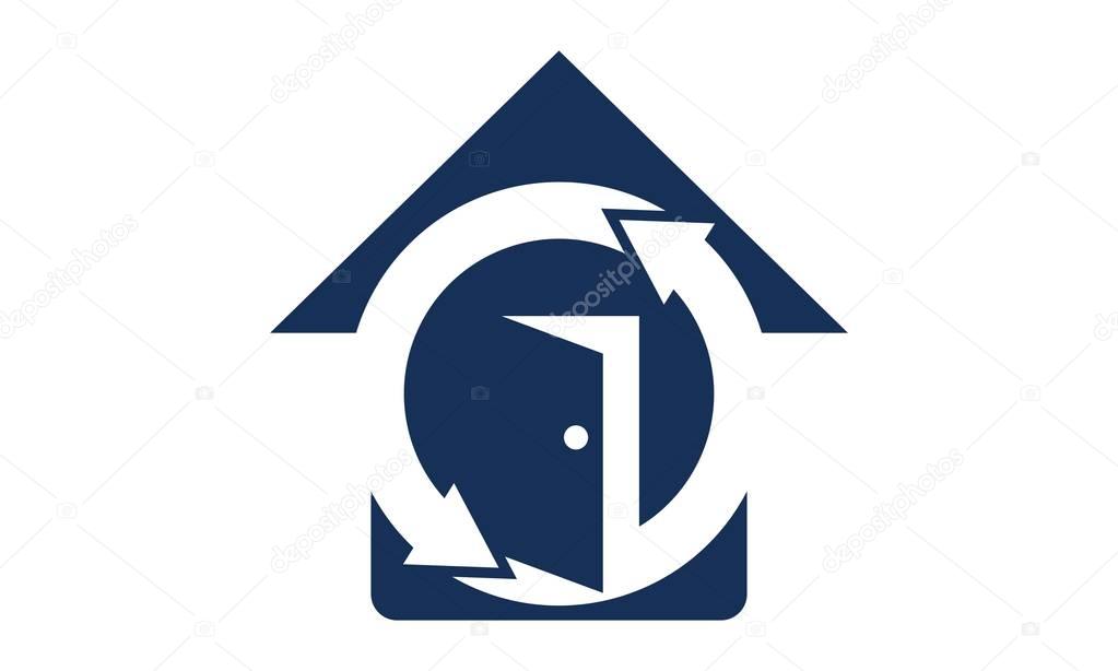 Home Protection Logo Design Template Vector