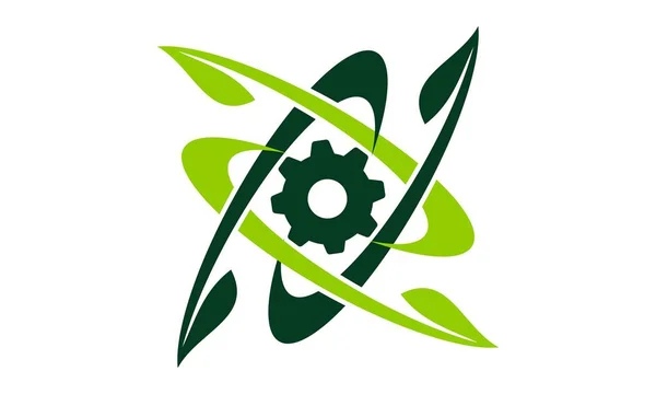 Vetor de modelo de logotipo de tecnologia agrícola — Vetor de Stock