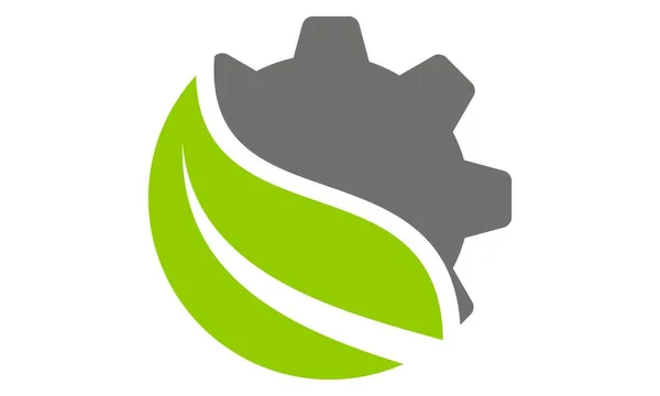 Bauernhof technologie logo design schablone vektor — Stockvektor