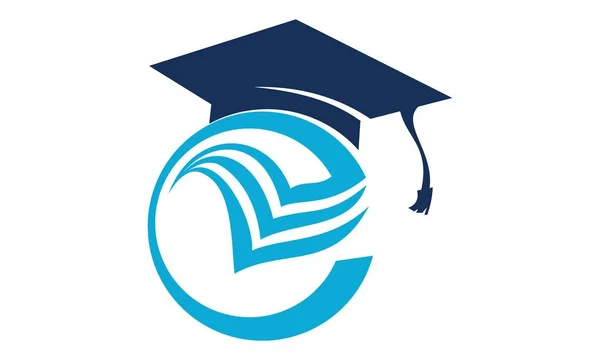 Dünya Eğitim Logo tasarım şablonu vektör — Stok Vektör