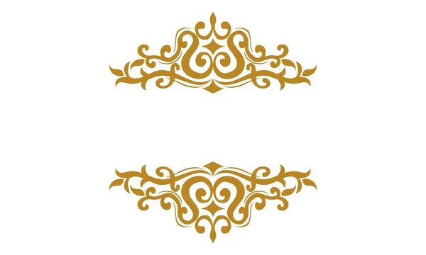 Embleem sjabloon klassiek Ornament Blank — Stockvector