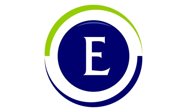 Eye Care rozwiązania literę E — Wektor stockowy