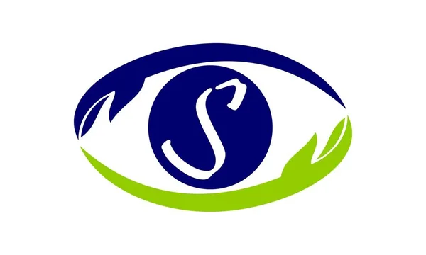 Soluções oftalmológicas Carta S — Vetor de Stock