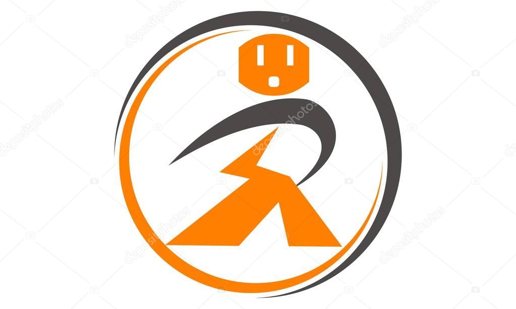 Electric Repair Logo Design Template Vector