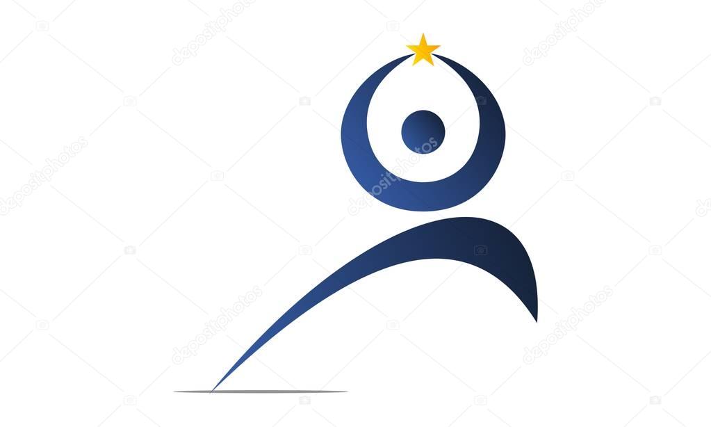 Expertise Solutions Center Logo Design Template Vector