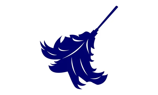 Toz tüy Logo tasarım şablonu vektör
