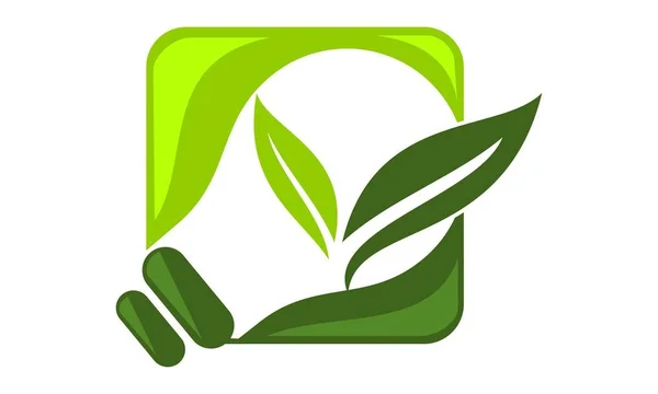 Ecología Diseño Creativo Logo Plantilla Vector — Archivo Imágenes Vectoriales