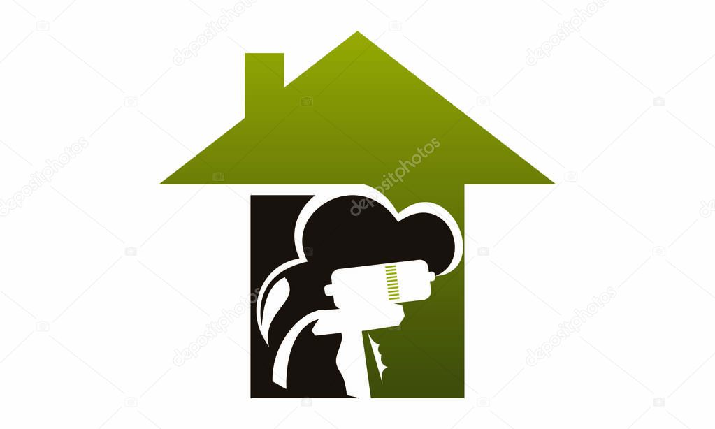 Eco Home Insulation Logo Design Template Vector