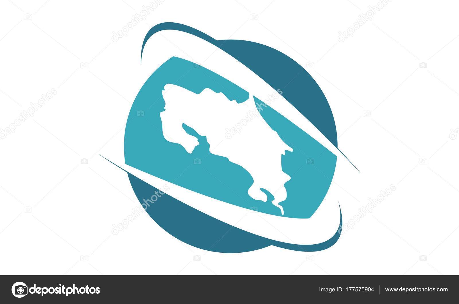 Costarica Traveling Logo Design Template Vector Vector Image By C Alluranet Vector Stock 177575904 depositphotos