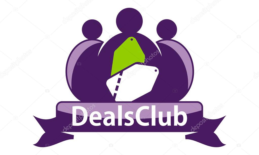 Deals Club Logo Design Template Vector