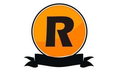 Modern Logo Çözüm harf R