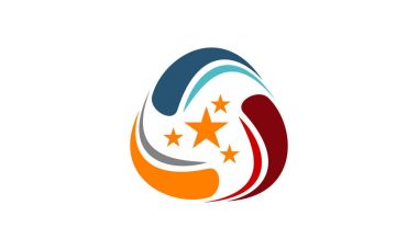 Başarı çözüm Logo tasarım şablonu vektör