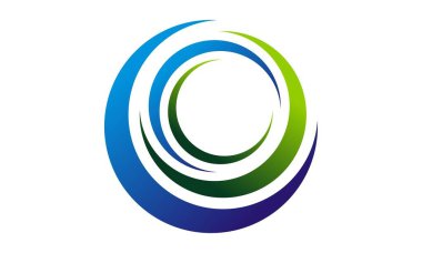 Infinity hareket Logo tasarım şablonu vektör