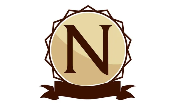 現代のロゴ ソリューション手紙 N — ストックベクタ