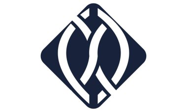 Zincir bağlantıların Logo tasarım şablonu vektör