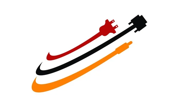 Cable de computadora mundial — Vector de stock