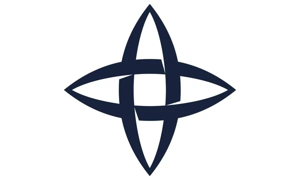 Chain Connections Logo Design Template Vector — Stock Vector