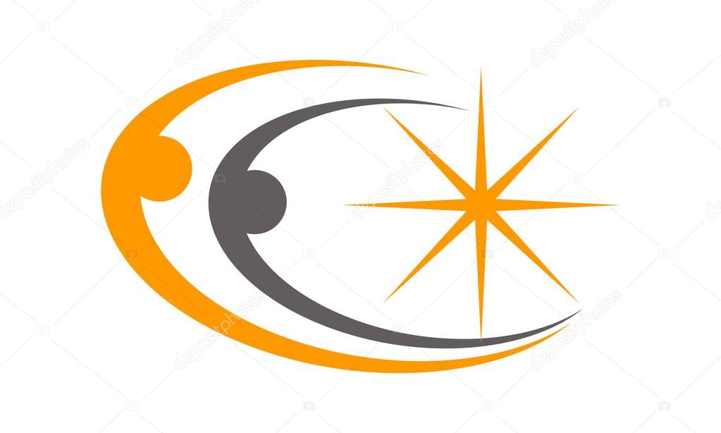 Career Coaching Logo Design Template Vector