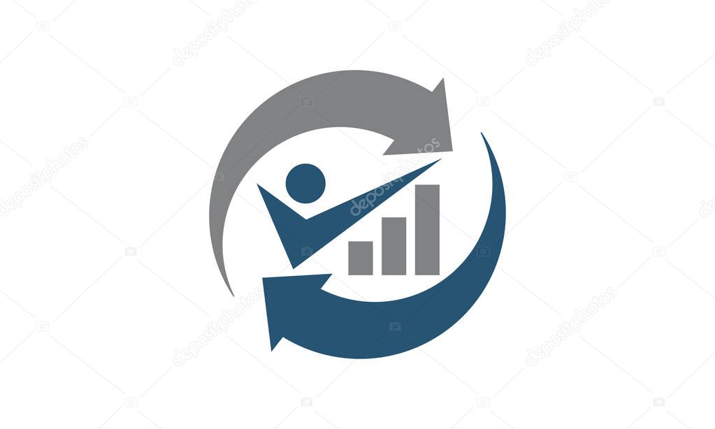 Business Investment Logo Design Template Vector
