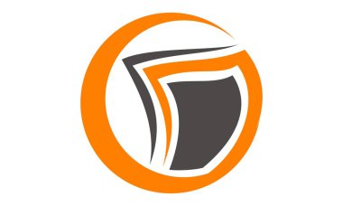 Belge çözümleri Logo tasarım şablonu vektör
