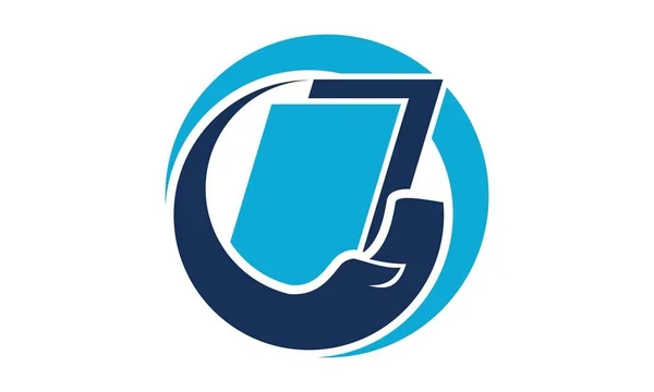 Buch Pflege Logo Design Vorlage Vektor — Stockvektor