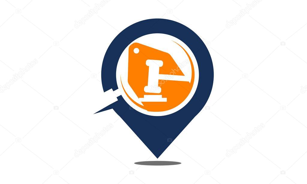 Searching Local Bid Logo Design Template Vector