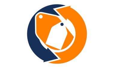 Logo tasarım şablonu vektör alışveriş otomasyon