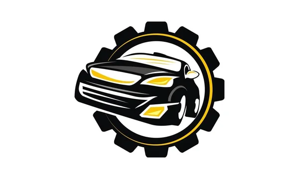 Plantilla de servicio de automóvil — Vector de stock