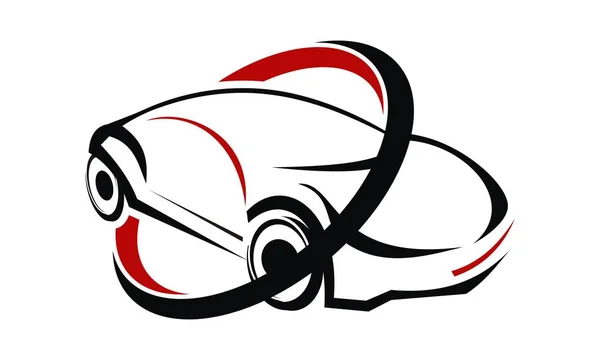Logo del coche diseño plantilla vector — Archivo Imágenes Vectoriales
