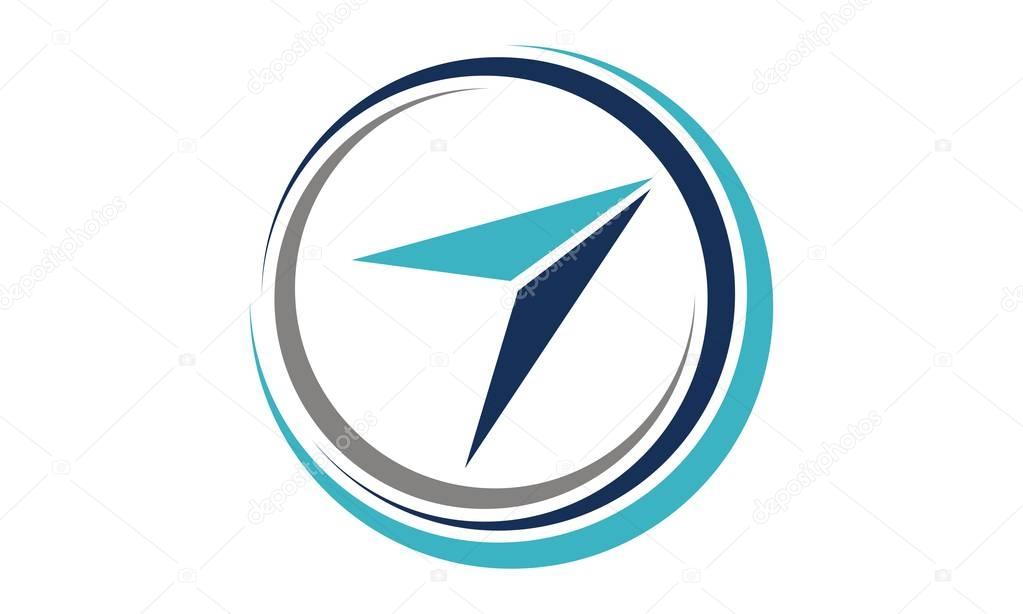 Aviation Training Logo Design Template Vector