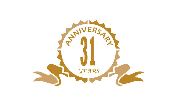 31 Years Ribbon Anniversary