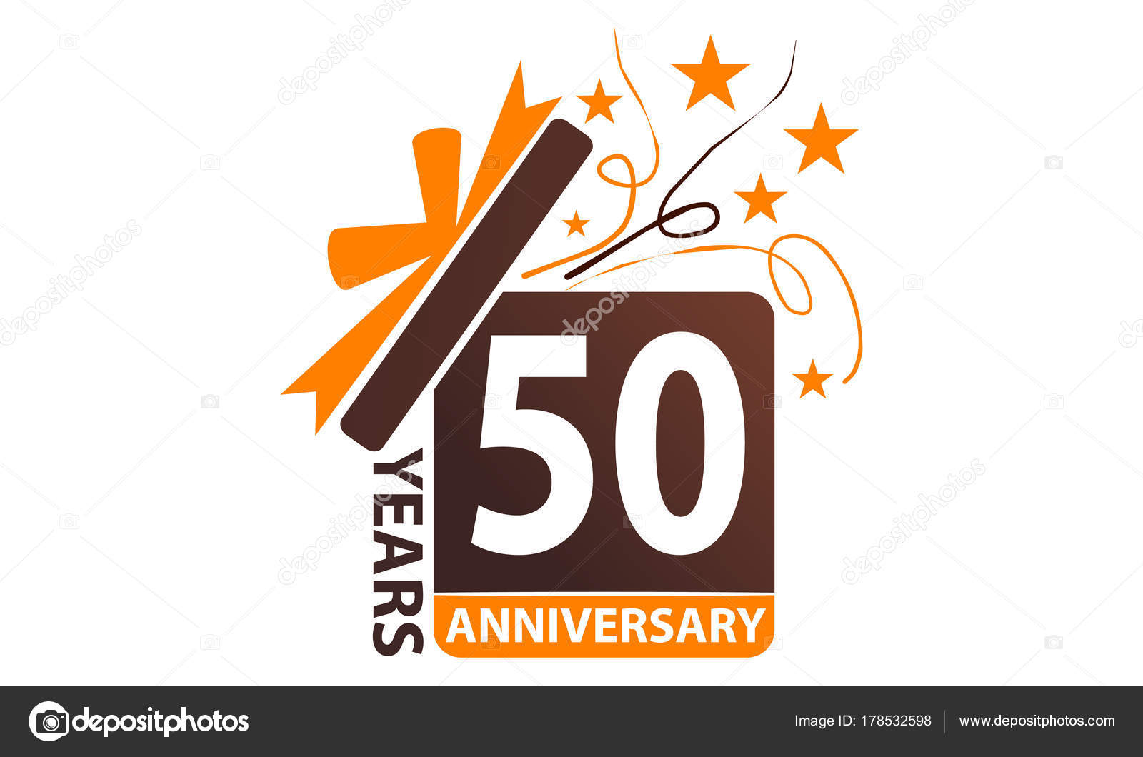 50 Ans Cadeau Boite Ruban Anniversaire Image Vectorielle Par Alluranet C Illustration 50 Ans Cadeau Boite Ruban Anniversaire Image Vectorielle Par Alluranet C Illustration