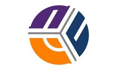 Mektup bir F G Logo tasarım şablonu vektör