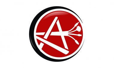 Bir peluş kablo Logo tasarım şablonu vektör