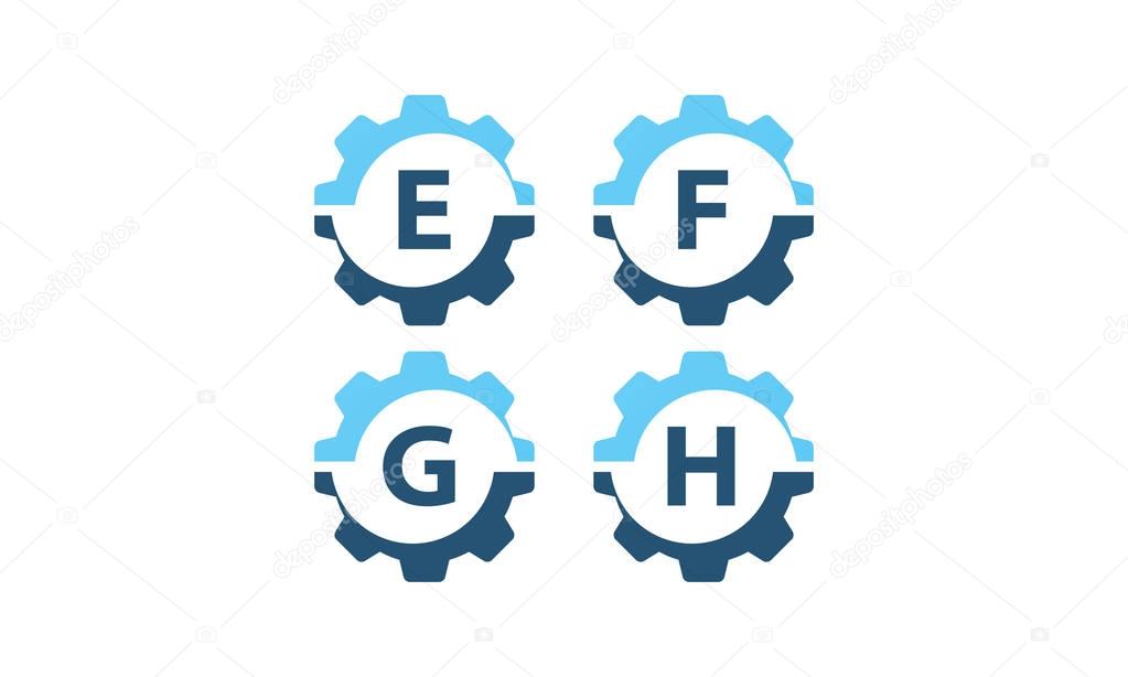 Gear Vector Template Set