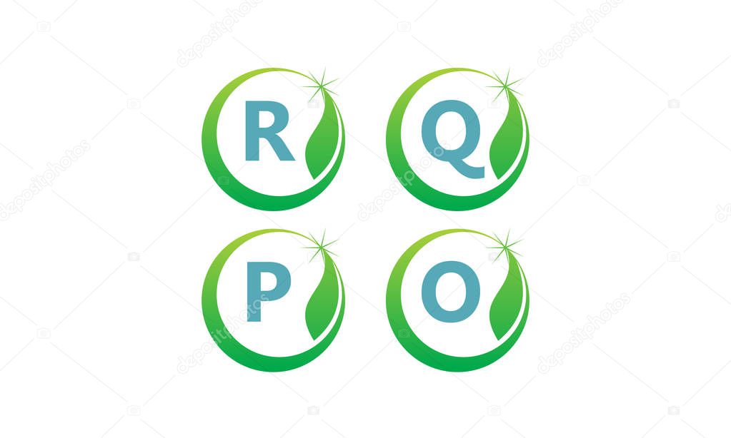 Swoosh Leaf Template Set