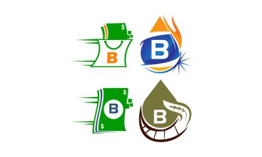 Logo B Modern şablon seti