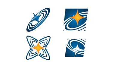 Yıldız Swoosh şablon seti