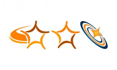 Yıldız Swoosh şablon seti