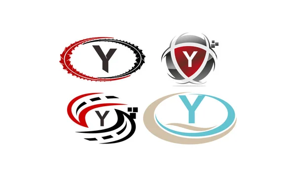 Set di modelli moderni del logotipo W — Vettoriale Stock