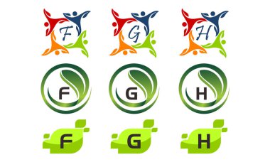 Yaprak sağlık şablon seti